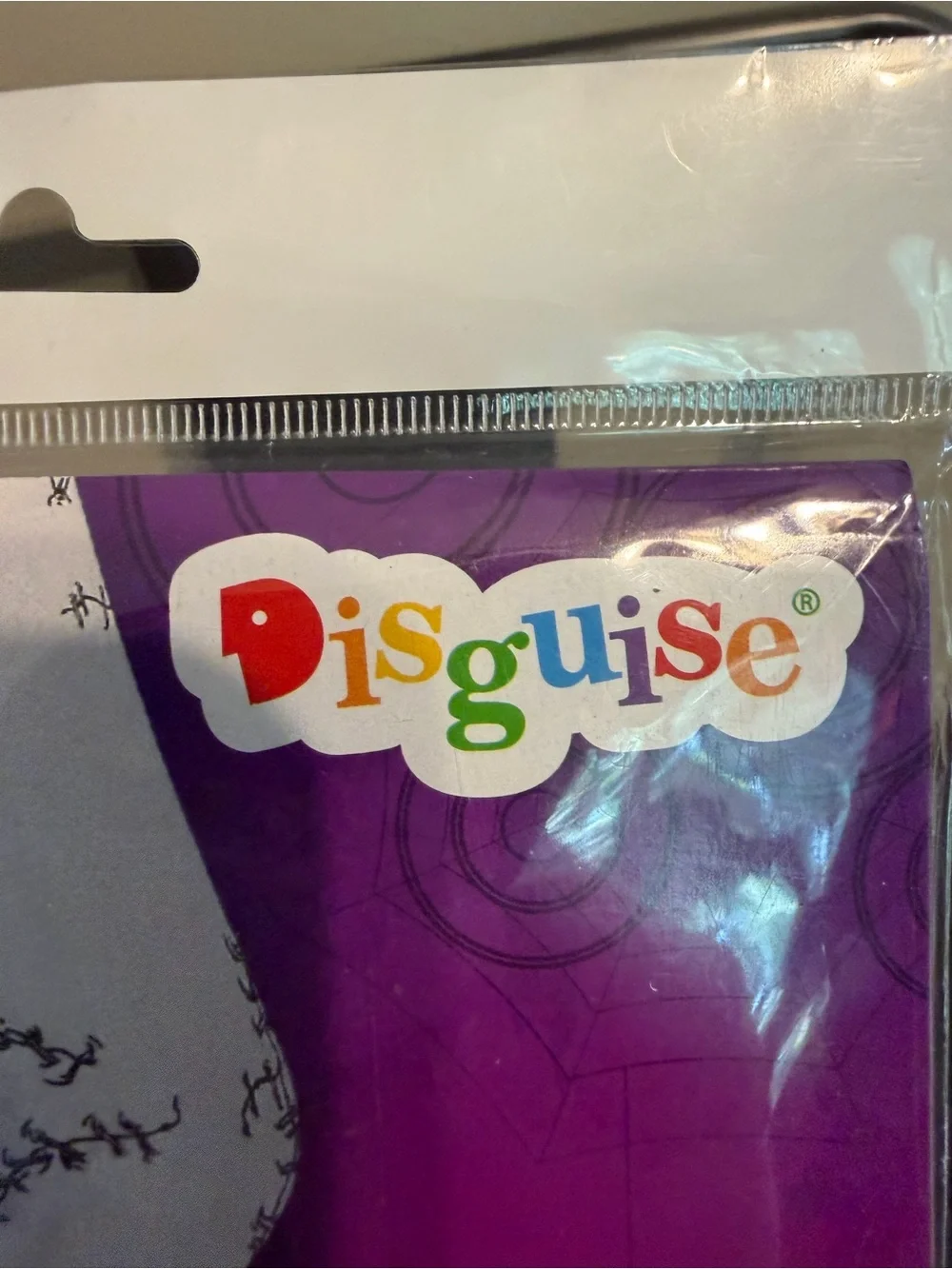 Disguise White Stitched Child Costume Tights NIP Fits up to Sz 12